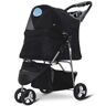 SHAIRMB Dog Stroller, Pet Stroller for Small Dogs Cats, Pet Dog Stroller, 4 Wheels Pet Dog Cat Stroller for Small Medium Dogs Cats, Premium Dog Strollers Carriage,B,82 * 38 * 19CM