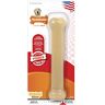 Nylabone Kauwbot van  – extra klein, kip, bot, Large, wit