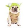 Star Wars for Pets Yoda Kostuum voor honden, klein (S)   Comfortabele groene Yoda hondenkostuums met capuchon voor alle honden   Halloween hondenkostuum voor kleine honden   Zie maattabel voor meer