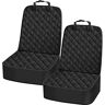 GARELF 2PCS Auto Voorzitting Cover voor Honden, Duurzame Hond Auto Seat Cover, Waterdichte Auto Cover Hond voor Auto, Vrachtwagen, SUV