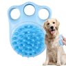 Teksome Hondenborstel om in te baden   Kalmerende schrobberborstels met navulbare shampoo voor honden, huisdierenbadbenodigdheden voor thuis, dierenziekenhuis, dierenwinkel, dierenasiel