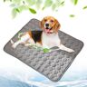 WANWEN Dog Cooling Mat, Pet Cooling Mat for Dogs and Cats, Washable Dog Cooling Mat Ice Silk Pet Self Cooling Pad Blanket, Summer Keep Your Pet Cool (XL,Gray)