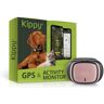 KIPPY – GPS-Tracker Hond GPS-Tracker Kat – Hondentracker en Kattentracker Waterdichte Honden-GPS of Katten-GPS – Tracker voor Hond of Tracker voor Kat met Directe Meldingen en Ledlicht Rozeblaadjes Roze