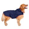 Decdeal Honden regenjas hondenregenjas hoodie met reflecterende strepen voor grote honden (6XL)