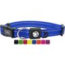 DDOXX Hundehalsband Nylon, reflektierend, verstellbar   für kleine & große Hunde   Halsband Hund Katze Welpe   Hunde-Halsbänder groß breit   Katzen-Halsband Welpen-Halsband klein   Blau, L