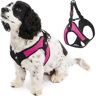 GOOBY Escape Free Easy Fit hondenharnas, klein hondenharnas voor honden die graag aan hun harnas ontsnappen, hot pink, maat M