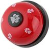 Smandy Hondendeur Bell en Druk Bell Huisdier Training Druk Bell Iron Stevige Duurzame Huisdier Bell Bureau Bell Call Bell voor Hond Toilet Training Bell Interactie Bell (Rood)