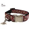 Jimmy und Katz Hondenhalsband edelweiss rood 26-40 cm x 2 cm