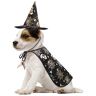 POPETPOP huisdier Halloween kostuum pet met toverhoed honden katten Halloween jurk, Medium, zoals getoond