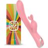 PureVibe ® LELA Tarzan Rabbit Vibrator Clitoris & G-spot Stimulator Bunny Fluisterstil & Discreet (Lichtroze)