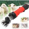 DYTWXG 690W professionele schapenknipper, elektrische schapenscharen, tondeuse voor het scheren van dik haar bij schapen, geiten, runderen en huisdieren, blauw-110V