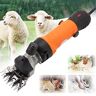 DYTWXG 690W professionele schapenknipper, elektrische schapenscharen, tondeuse voor het scheren van dik haar bij schapen, geiten, runderen en huisdieren, blauw-110V