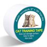 xocome Krasbestendige trainingsband voor katten, 7,62 cm x 27,4 m, krasbestendig plakband voor katten, transparant, zelfklevend, voor katten