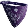 Newtensina Mode Hond Bandana Kraag Hond Halsband Jongen Medium Bandana Puppy Bandana met Kraag voor Honden Paars S