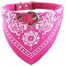 Newtensina Mode Hond Bandana Kraag Hond Halsband Jongen Medium Bandana Puppy Bandana met Kraag voor Honden Roseo L