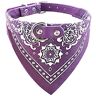 Newtensina Mode Hond Bandana Kraag Hond Halsband Jongen Medium Bandana Puppy Bandana Met Kraag Voor Honden Paars M