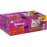 48 x 85 g 1+ Adult Maaltijdzakjes Klassieke selectie in saus: Rund, Lam, Gevogelte + Kip Whiskas Kattenvoer