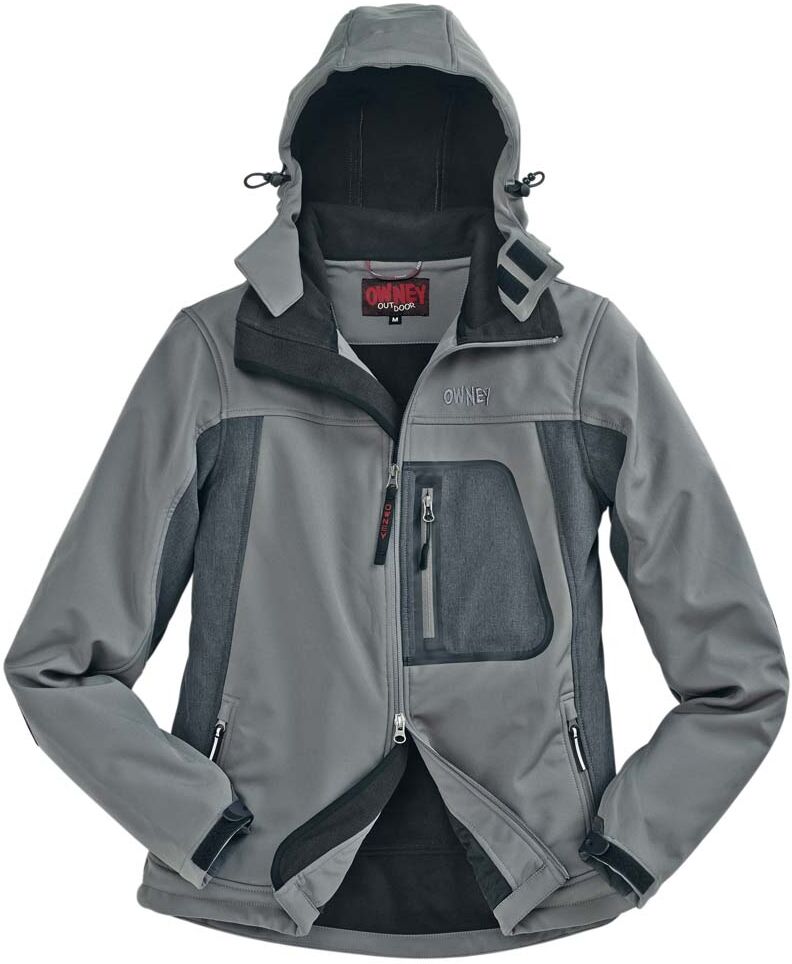 OWNEY Softshell-jack Companion - grijs - XS