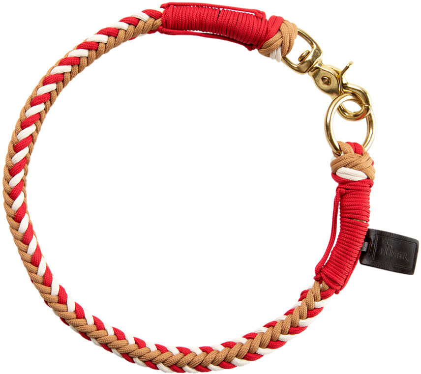 HUNTER Hondenhalsband Tinnum - rood-beige - 2