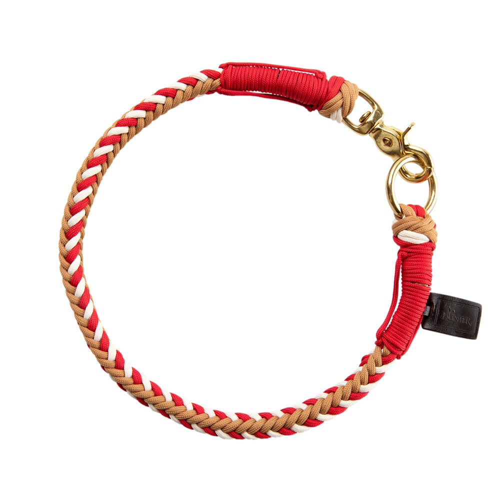 HUNTER Hondenhalsband Tinnum - rood-beige - 3