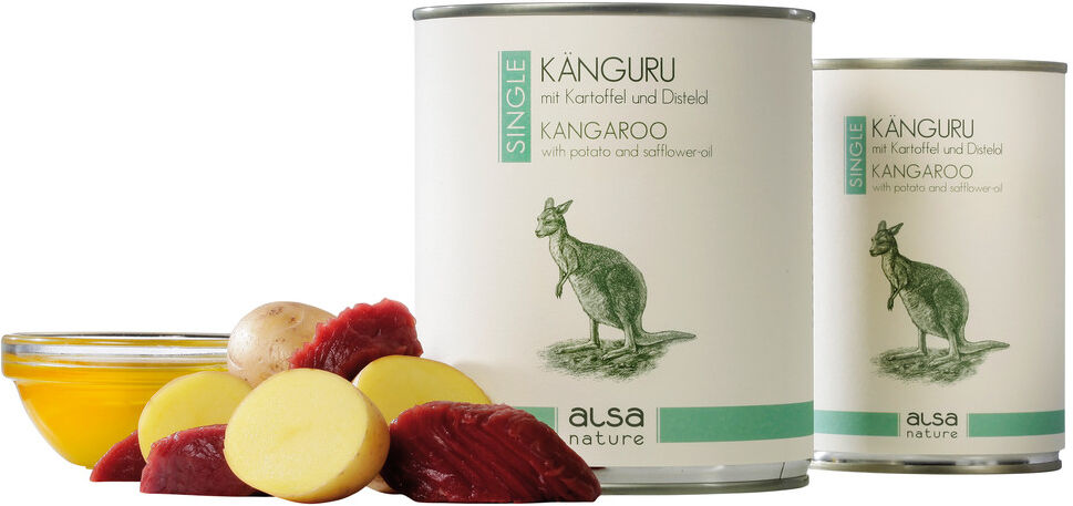 alsa-nature SINGLE Kangoeroe met aardappel - - 90 x 400 g