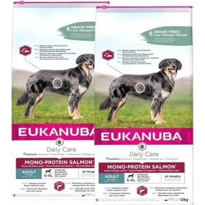 Eukanuba Daily Care Adult Mono Protein Salmon 2 x 12kg