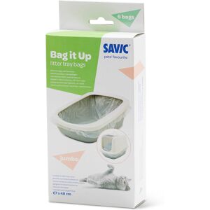 savic Bag it Up Litter Tray Bags - Jumbo - 3x 6 stk