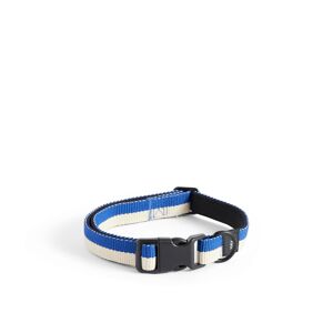 Hay Dogs Collar Flat S/m Blue, Off-White