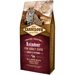 Carnilove Cat Adult Energy & Outdoor Reindeer 6 kg