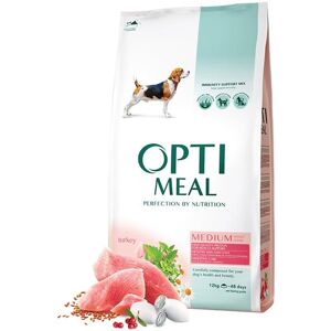 OPTIMEAL Dog Adult & Senior Medium Breed Turkey with Digestive Care Tørrfôr til hund 20 kg