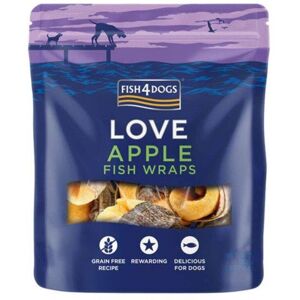 Fish4Dogs Love Eple i fiskewrap 100 g