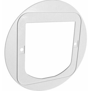 Sureflap Adapter for montering glass/stål  katteluke standard Hvit