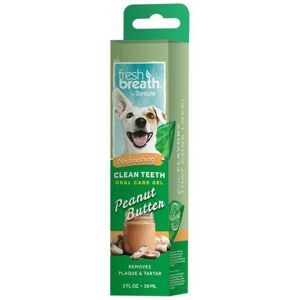 TropiClean Fresh Breath Clean Teeth Tannkrem til hund Peanut Butter