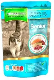 Natures:menu Cat Senior Chicken with Salmon & Cod 100 g