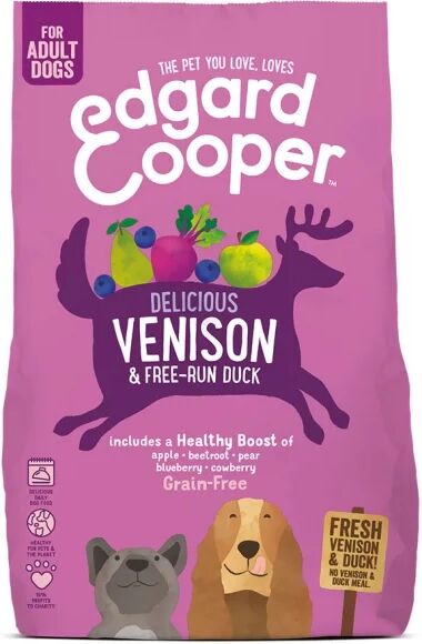 Edgard & Cooper Dog Grain Free Hjort & And (7 kg)