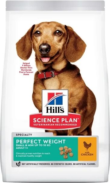 Hill's Science Plan Dog Adult Perfect Weight Small & Mini Chicken (6 kg)