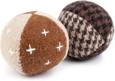 Gaia Upcycled Wool Katteleke Mini Baller 2-pk