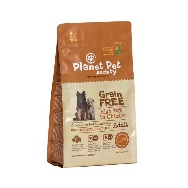 Planet Pet Society Kornfri Kylling (12 kg)