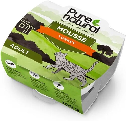 Purenatural Cat Mousse Turkey 100 g