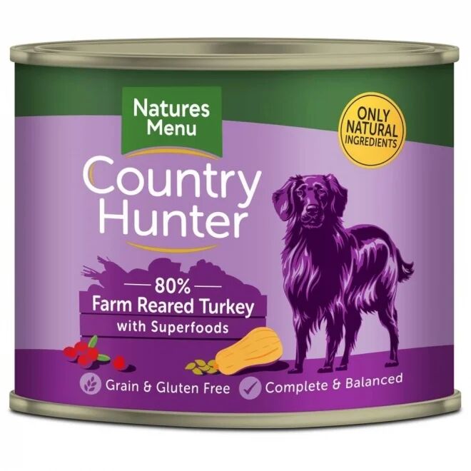 natures:menu NaturesMenu Country Hunter Dog Kalkun 600g