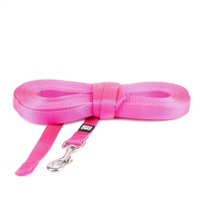 Pro Dog Nylon Treningsline rosa (10 m)