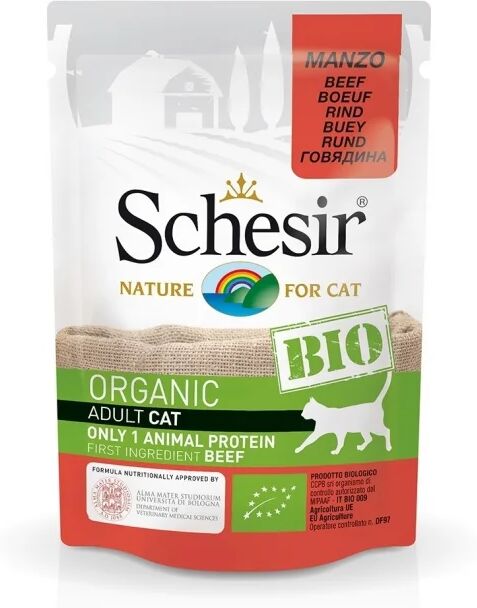 Schesir Bio Cat Adult Beef 85 g