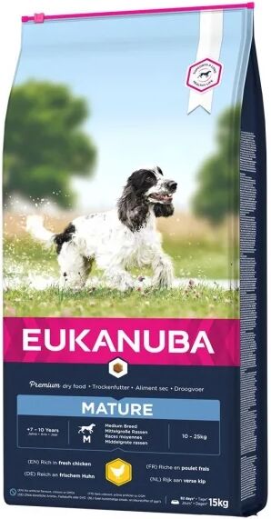 Eukanuba Dog Mature Medium Breed Chicken (15 kg)