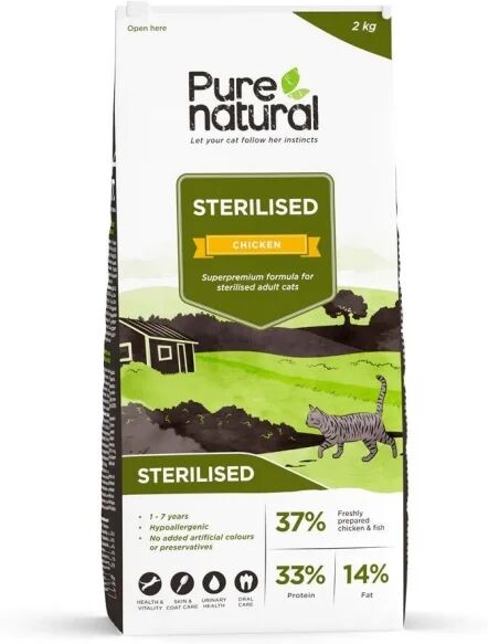 Purenatural Sterilised Adult Chicken (2 kg)