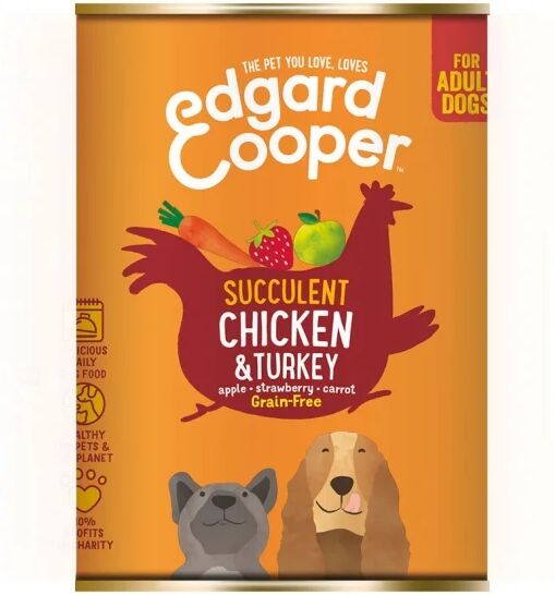 Edgard & Cooper Edgard&Cooper Dog kylling & kalkun 400 g