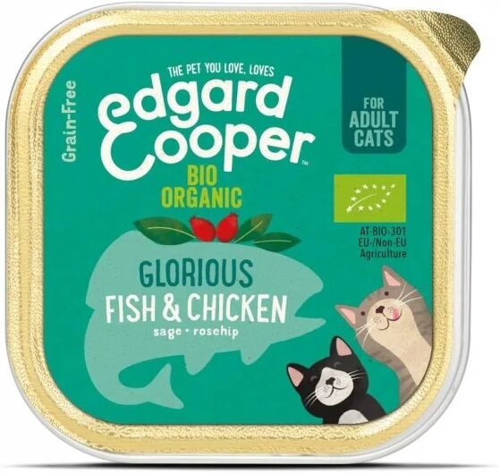 Edgard & Cooper Edgard&Cooper Cat Organic fisk & kylling 85 g