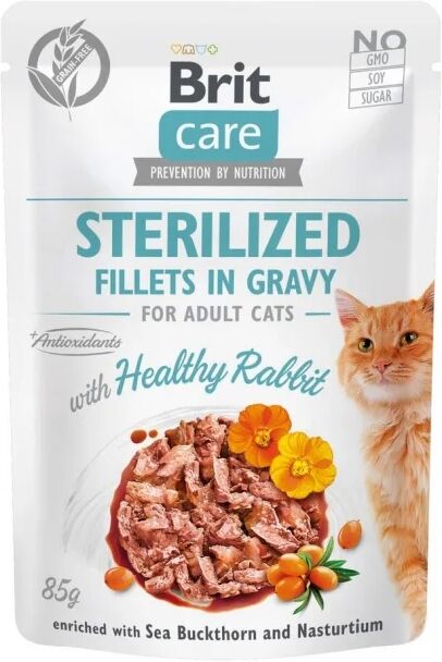 Brit Care Cat Gravy Sterilized Kanin 85g