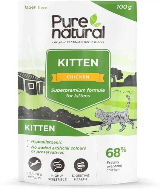 Purenatural Kitten Chicken 100 g