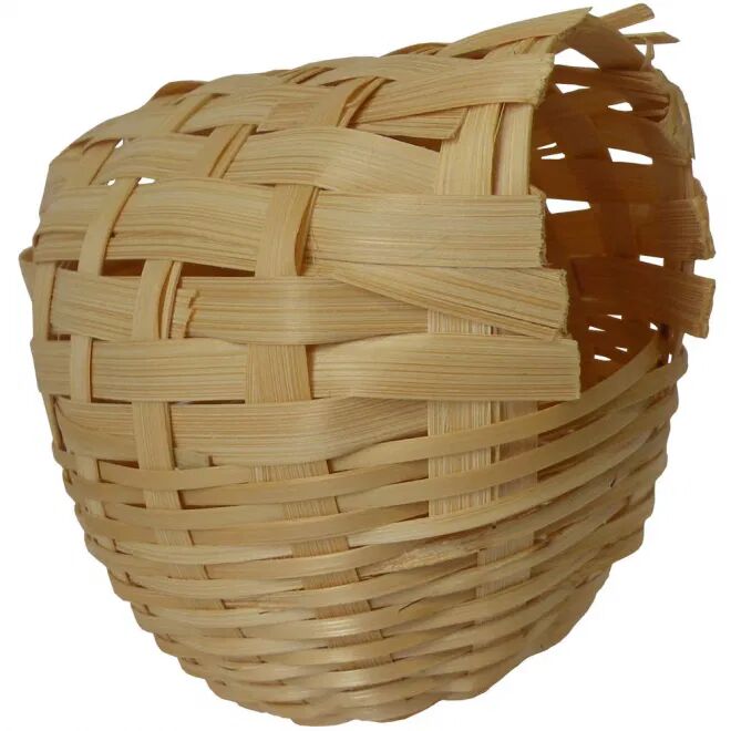 Tyrol Rattan Flettet rede for finker 13x10x14cm