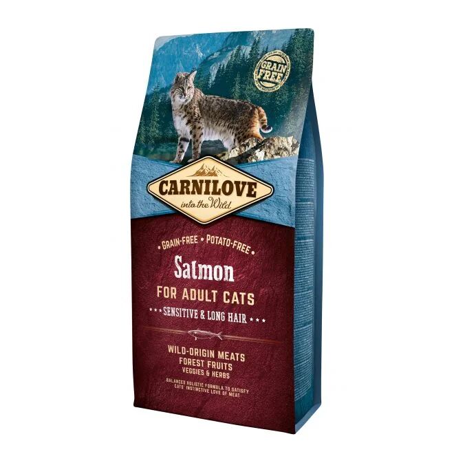 Carnilove Cat Adult Sensitive Laks (6 kg)